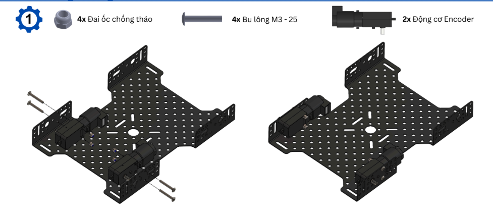 Lắp động cơ encoder cho ORC K2
