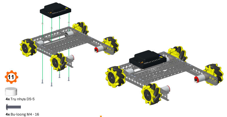 Lắp ORC Control Hub lên khung ORC K3