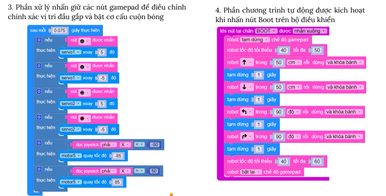 Giải thích chương trình mẫu phần tự động của ORC K3