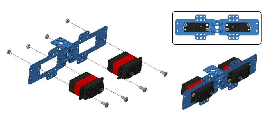 Lắp servo cho cơ cấu đẩy ORC K2