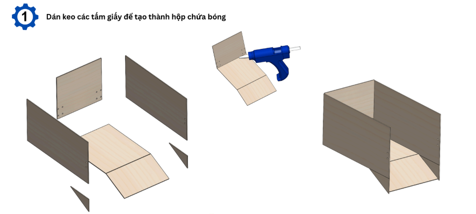 Tạo hình hộp chứa bóng ORC K2