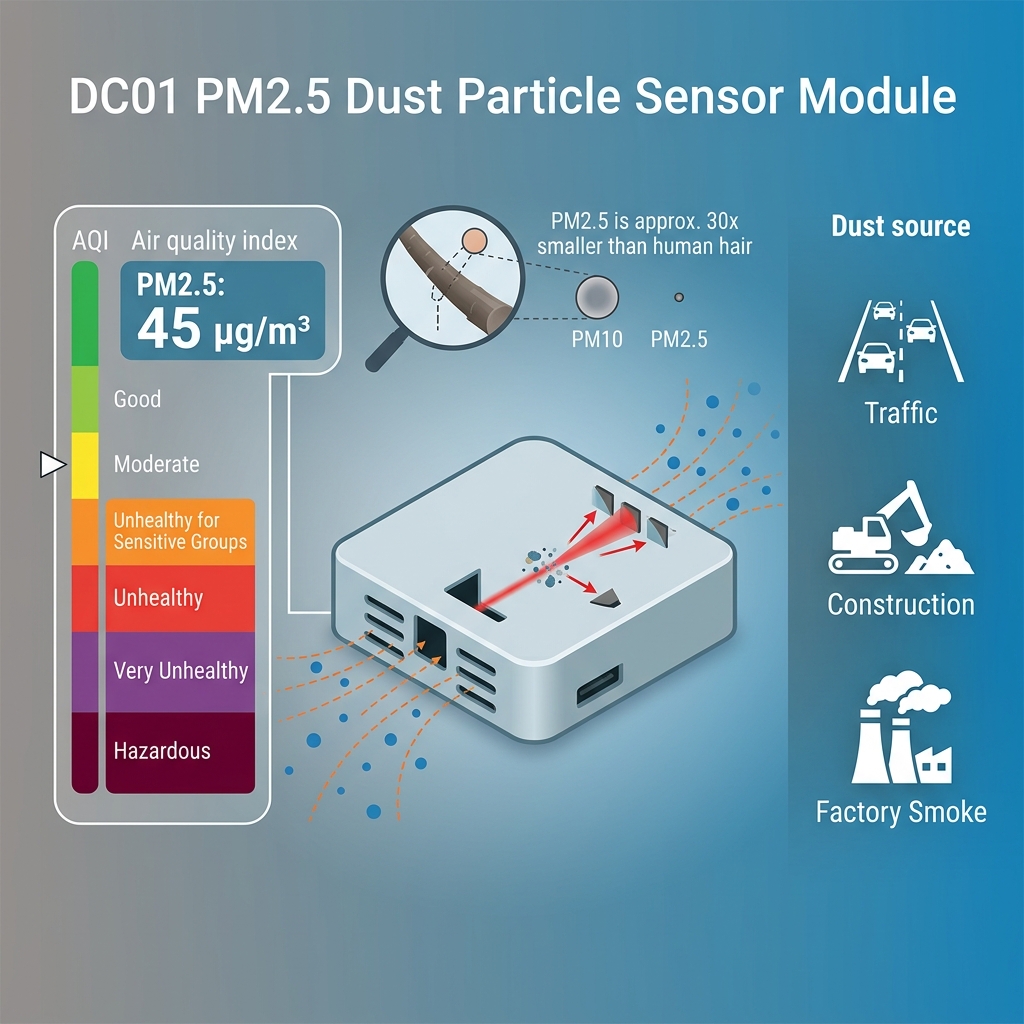 Cảm biến DC01 - Đo bụi mịn PM2.5